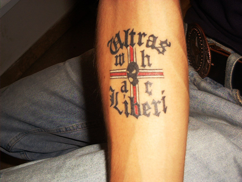 ultras/football tattoos HOLMESDALE FANATICS ULTRAS