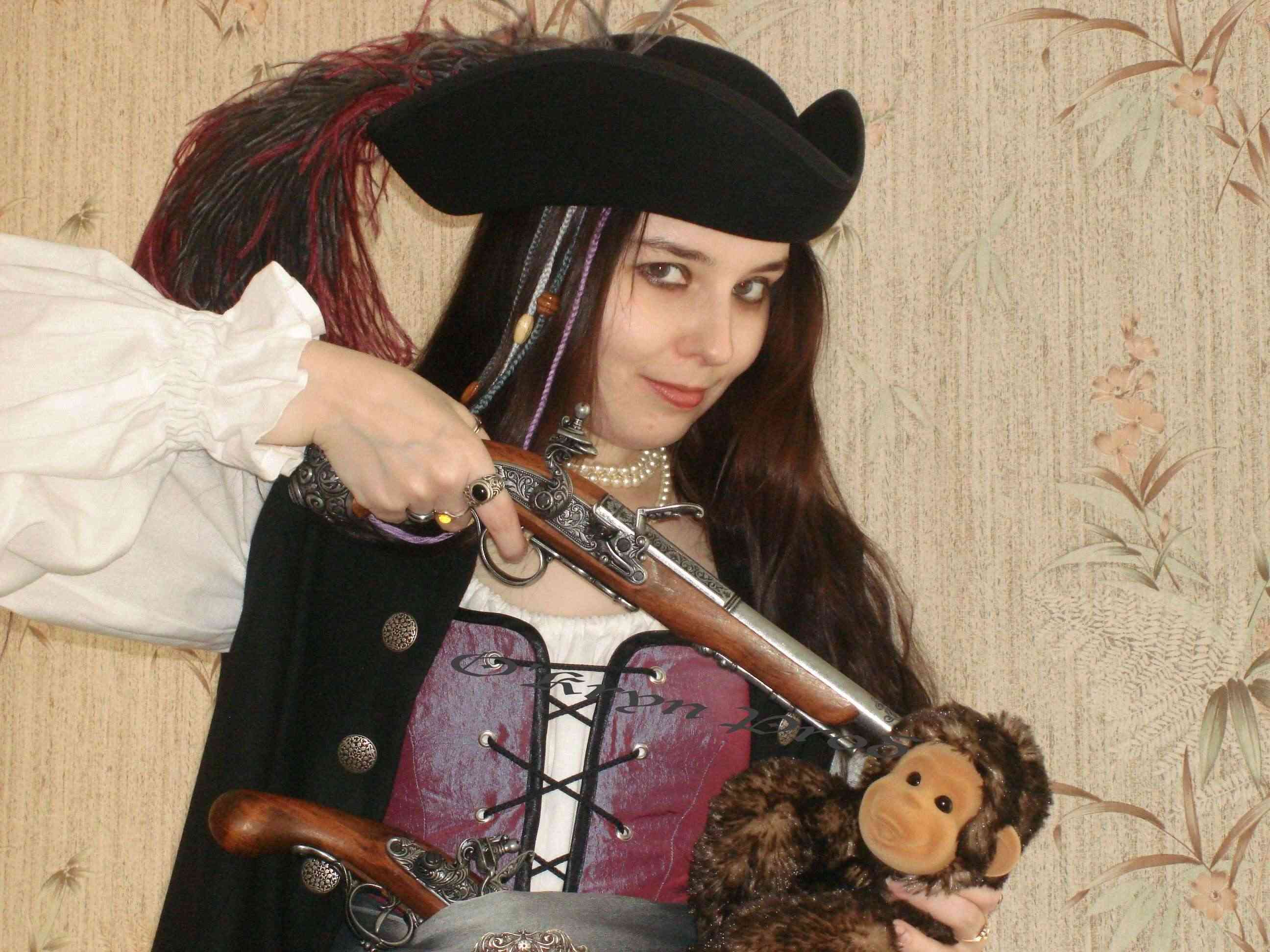 costume pirate + singe