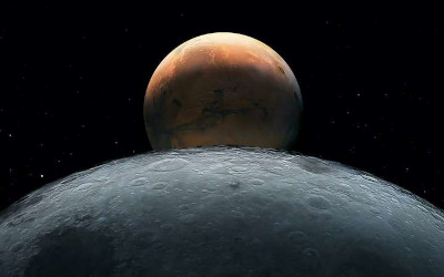 Un astéroïde troyen caché derrière Mars