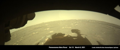 Ombre du rover perseverance
