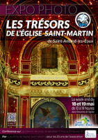 Affiche de l'exposition 'Les trésors de l'église Saint-Martin'