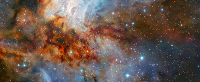 L'amas stellaire RCW38 vu par HAWK-1, instrument du VLT