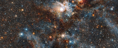 Étoiles et poussières de la nébuleuse de La Carène vues par VISTA