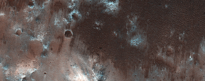 Partie sablonneuse du Herschel Crater, (Mars)