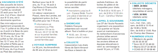 Extrait de LVA n° 1314