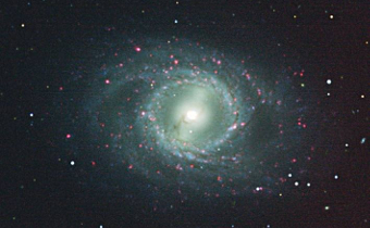 La galaxie spirale barrée NGC 3351