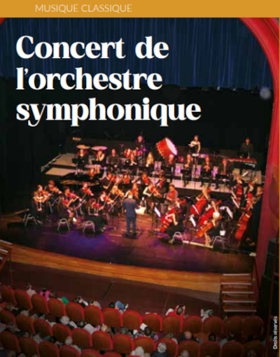 Photo de l'orchestre symphonique de l'école de musique