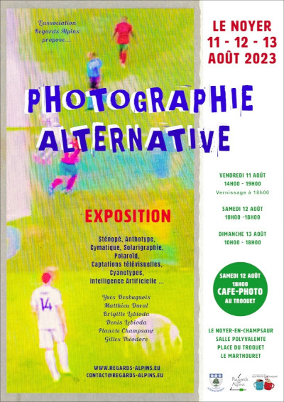 Affiche de l'exposition 'photographie alternative'