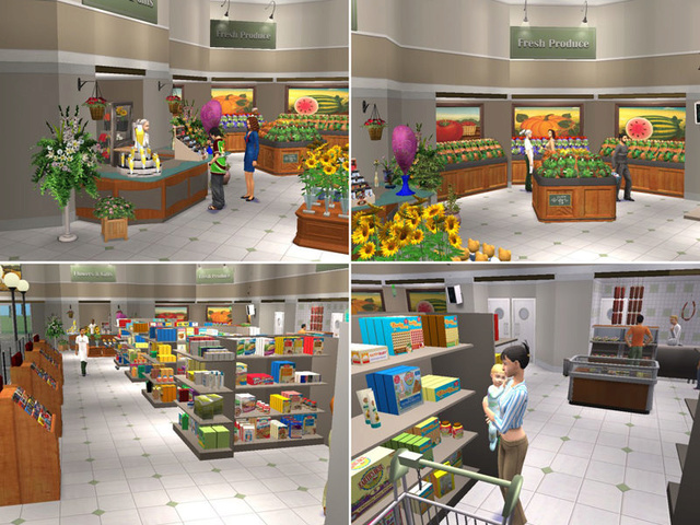 working grocery store sims 4 mod