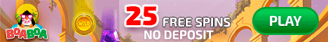 BoaBoa Casino 25 Free Spins no deposit Bonus + 250 Free Spins